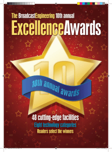48 cutting-edge facilities Eight technology categories Readers select the winners