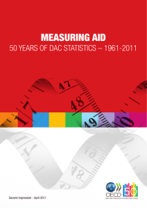 MEASURING AID 50 YEARS OF DAC STATISTICS – 1961-2011