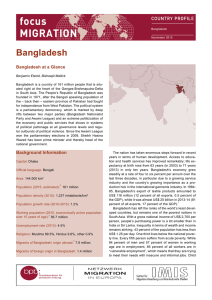 Bangladesh Bangladesh at a Glance