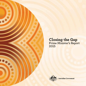 Closing the Gap Prime Minister’s Report 2015