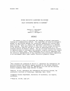 October  1983 LIDS-P-1336 SECOND  DERIVATIVE ALGORITHMS  FOR MINIMUM