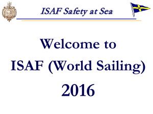 2016 Welcome to ISAF (World Sailing) ISAF Safety at Sea