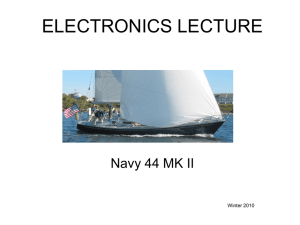 ELECTRONICS LECTURE Navy 44 MK II Winter 2010