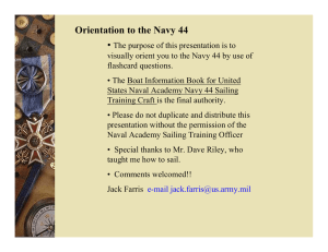 Orientation to the Navy 44 •