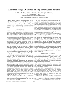 A Medium Voltage DC Testbed for Ship Power System Research