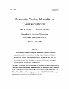 Topology Computer  Networks*