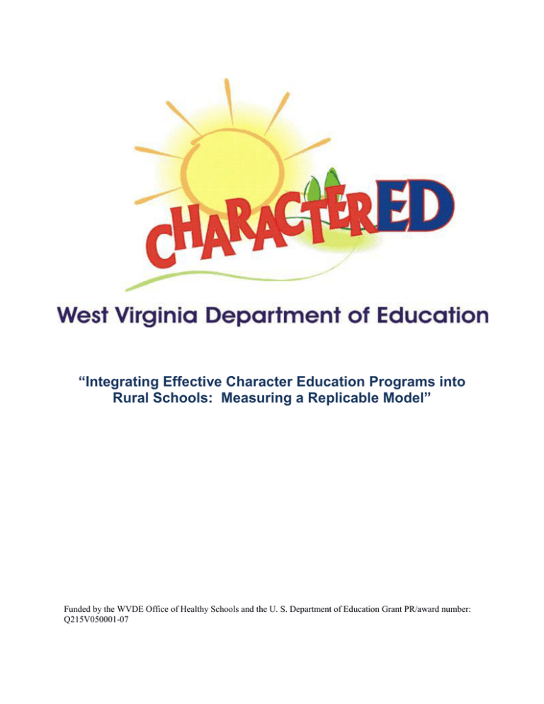  Integrating Effective Character Education Programs Into