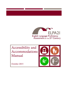 Accessibility and Accommodations Manual