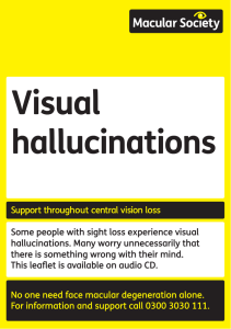 Visual hallucinations
