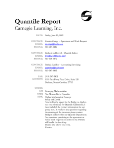 Quantile  Carnegie Learning, Inc.