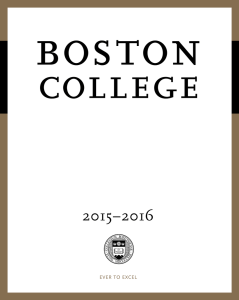 bos ton college 2015–2016 EVER  TO  EXCEL