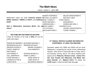 The Math News