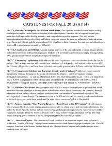 CAPSTONES FOR FALL 2013 (AY14)
