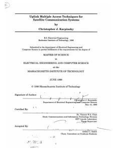Uplink  Multiple Access  Techniques  for by