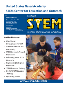 United States Naval Academy STEM Center for Education and Outreach Fall 2015