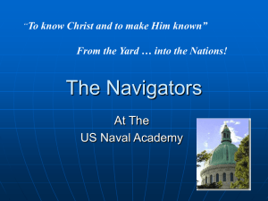 The Navigators At The US Naval Academy
