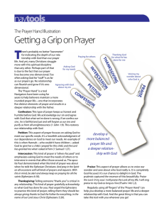 T Getting a Grip on Prayer nav tools