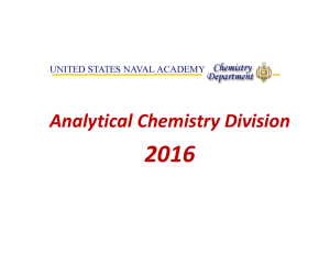 2016 Analytical Chemistry Division
