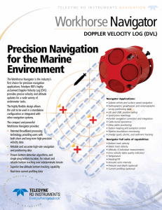 Workhorse Navigator Precision Navigation for the Marine