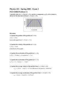 Physics 221 - Spring 2002 - Exam 1 P221/S2002/Problem 1A