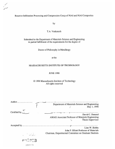 Reactive  Infiltration  Processing  and Compression  Creep... by T.A. Venkatesh