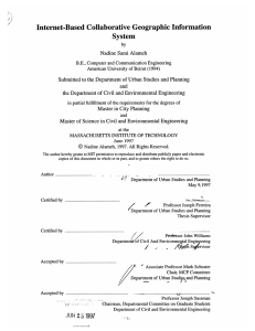 Internet-Based  Collaborative  Geographic  Information System