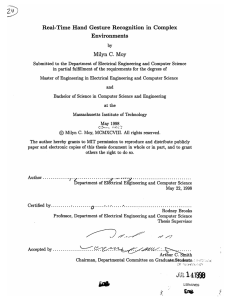 Real-Time  Hand  Gesture  Recognition  in ... Environments Milyn  C.  Moy