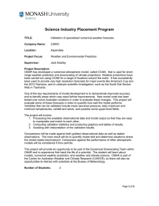 Science Industry Placement Program