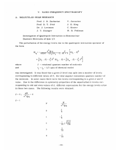 V. RADIO-FREQUENCY  SPECTROSCOPY A. MOLECULAR-BEAM  RESEARCH