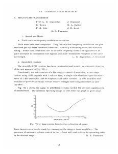 VII. COMMUNICATION  RESEARCH MULTIPATH  TRANSMISSION