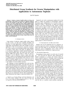 Distributed Grasp Synthesis for Swarm Manipulation with Applications to Autonomous Tugboats