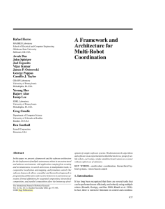 A Framework and Architecture for Multi-Robot Rafael Fierro