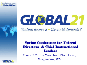 Spring Conference for Federal Directors  &amp; Chief Instructional Leaders