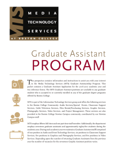 PROGRAM Graduate Assistant T