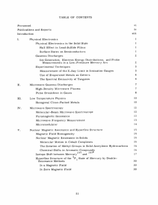 TABLE  OF  CONTENTS vi ix Publications  and  Reports