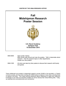 Fall Midshipman Research Poster Session
