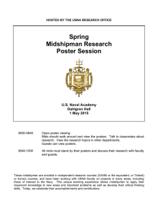 Spring Midshipman Research Poster Session