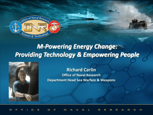 M-Powering Energy Change: Providing Technology &amp; Empowering People Richard Carlin