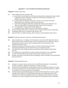 Appendix C: List of Numbered Fundamental Elements Standard 1: 1.1 a.
