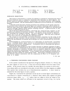 X. STATISTICAL  COMMUNICATION  THEORY K.  H.  Powers