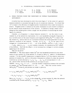 X. STATISTICAL  COMMUNICATION  THEORY K.  L.  Jordan