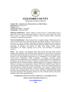 GUILFORD COUNTY D S