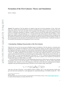 Formation of the First Galaxies: Theory and Simulations