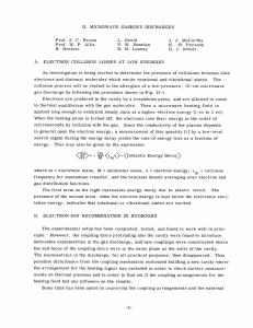 II.  MICROWAVE  GASEOUS  DISCHARGES L.  Gould