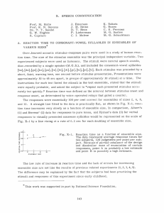 X. SPEECH  COMMUNICATION K.  Nakata Prof.  M.  Halle