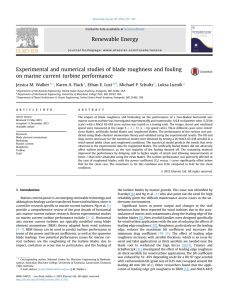 Experimental and numerical studies of blade roughness and fouling