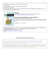 This article was downloaded by: [United States Naval Academy] On: 9 May 2011