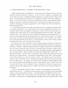 A. IMPROVEMENTS  ON  A  PUNCHED  CARD ... Hand-sorted  punched  card  systems  are ...