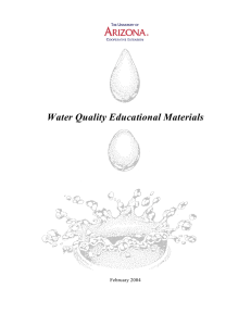 Water Quality Educational Materials February 2004