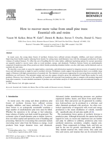 How to recover more value from small pine trees: